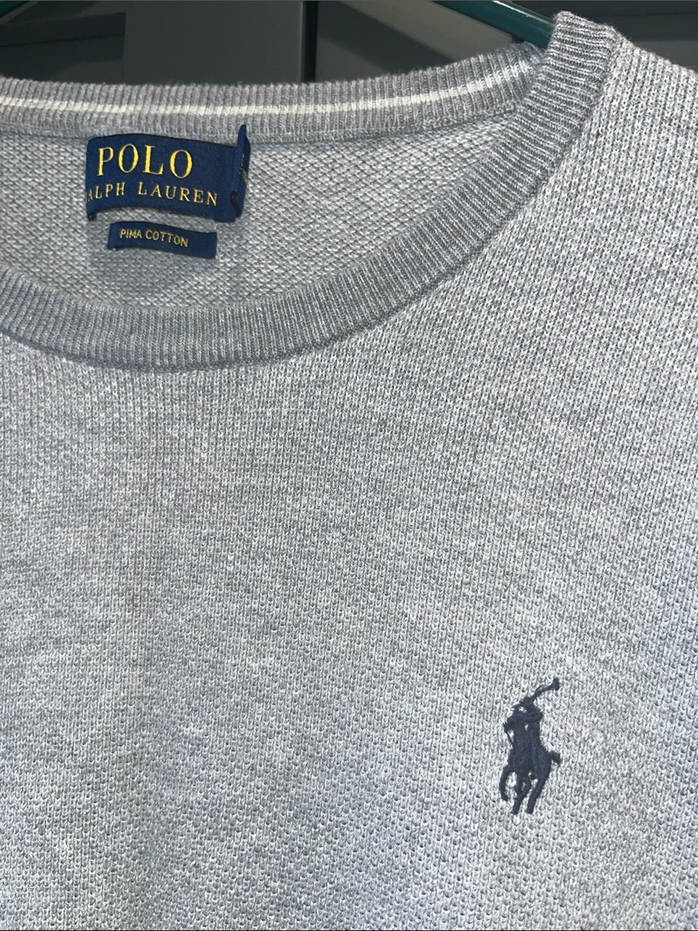 Polo Ralph Lauren Textured-Knit Pima Cotton Sweater - Picture 3 of 3